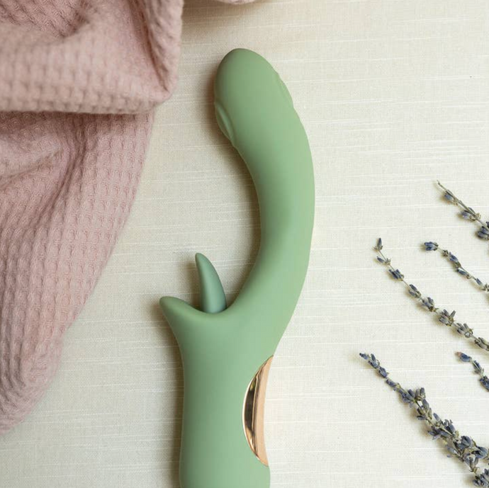 The Natural Love Company Juniper Rabbit Vibrator - Recycled Ocean Plastic - Life Before Plastic