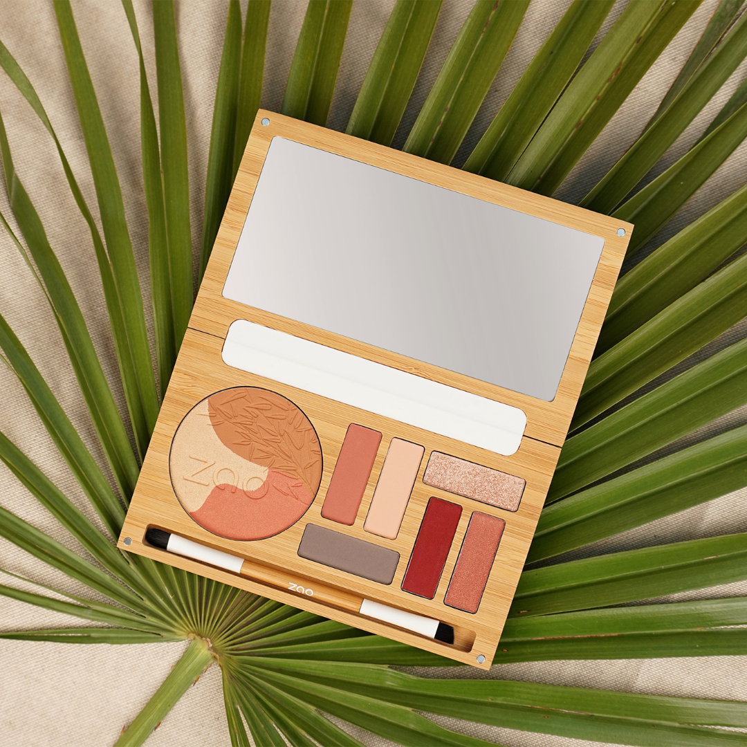 【新品未使用】最安値！VEGAN GLOW PALETTE FOUNDATION 数量限定]VEGANグロウパレットファンデーション（ブラシ付き