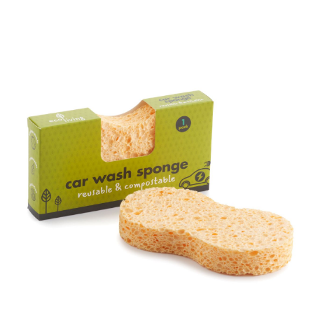 EcoLiving Compostable Car Sponge - Life Before Plastik