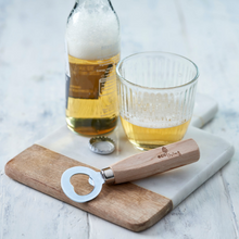 Load image into Gallery viewer, EcoLiving Wooden Bottle Opener - Life Before Plastik
