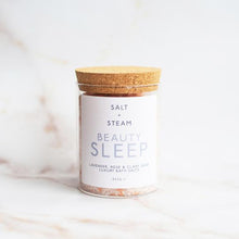 Load image into Gallery viewer, Beauty Sleep Bath Salts from Salt + Steam in a glass jar 
