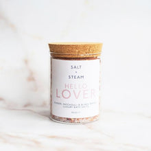 Load image into Gallery viewer, Hello Lover Bath Salts from Salt + Steam in a glass jar
