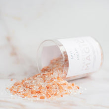 Load image into Gallery viewer, Practically Magic Bath Salts from Salt + Steam pouring out of the jar
