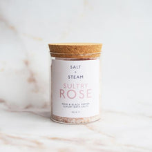 Load image into Gallery viewer, Sultry Rose Bath Salts from Salt + Steam in a glass jar
