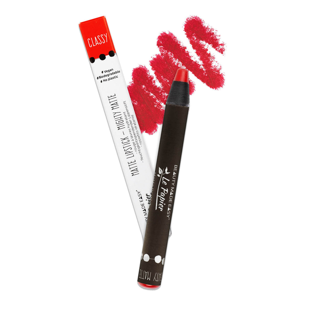 Matte Lipstick - Classy Red - Life Before Plastik