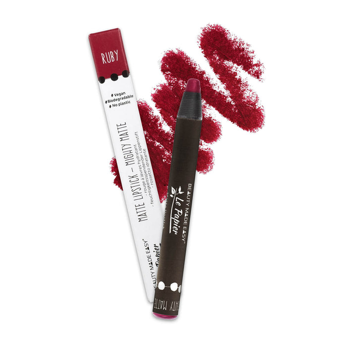 Matte Lipstick - Ruby - Life Before Plastik