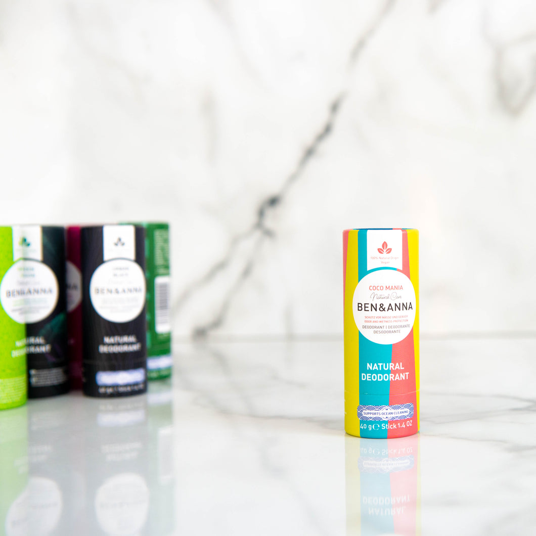 Natural Deodorant Stick: Coco Mania | Ben & Anna | Life Before Plastic