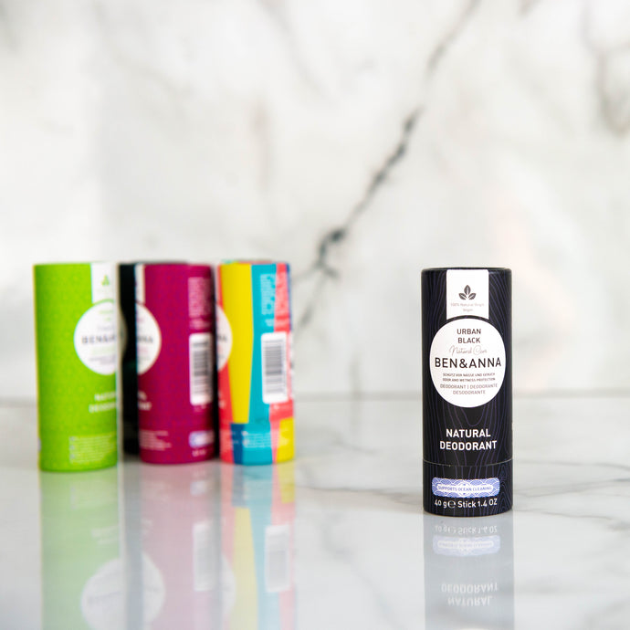Natural Deodorant Stick: Urban Black | Ben & Anna | Life Before Plastic