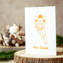 Load image into Gallery viewer, Beth Clare Mc Mrs Claws Christmas Cards - Life Before Plastik
