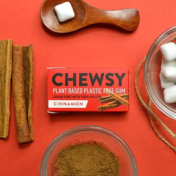 Chewsy Plant Based Gum - Cinnamon - Life Before Plastik