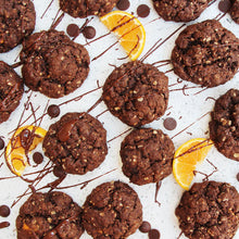 Load image into Gallery viewer, Bottled Baking Co Chocotastic Chocolate Orange Cookies - Life Before Plastik
