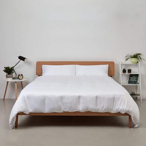 Bamboo Complete Bedding Set - White | Panda London | Life Before Plastic