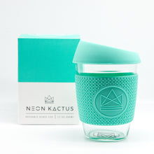 Load image into Gallery viewer, Reusable Glass Coffee Cup - Green | Life Before Plastic
