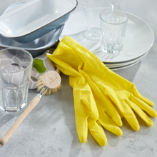 Load image into Gallery viewer, EcoLiving Natural Latex Rubber Gloves - Life Before Plastik
