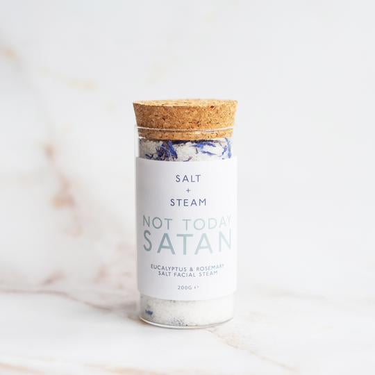 Salt + Steam Facial Steam - Not Today. Satan - Life Before Plastik