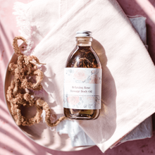 Load image into Gallery viewer, Funky Soap Shop Relaxing Rose Massage Body Oil infused with Rose Petals - Life Before Plastik
