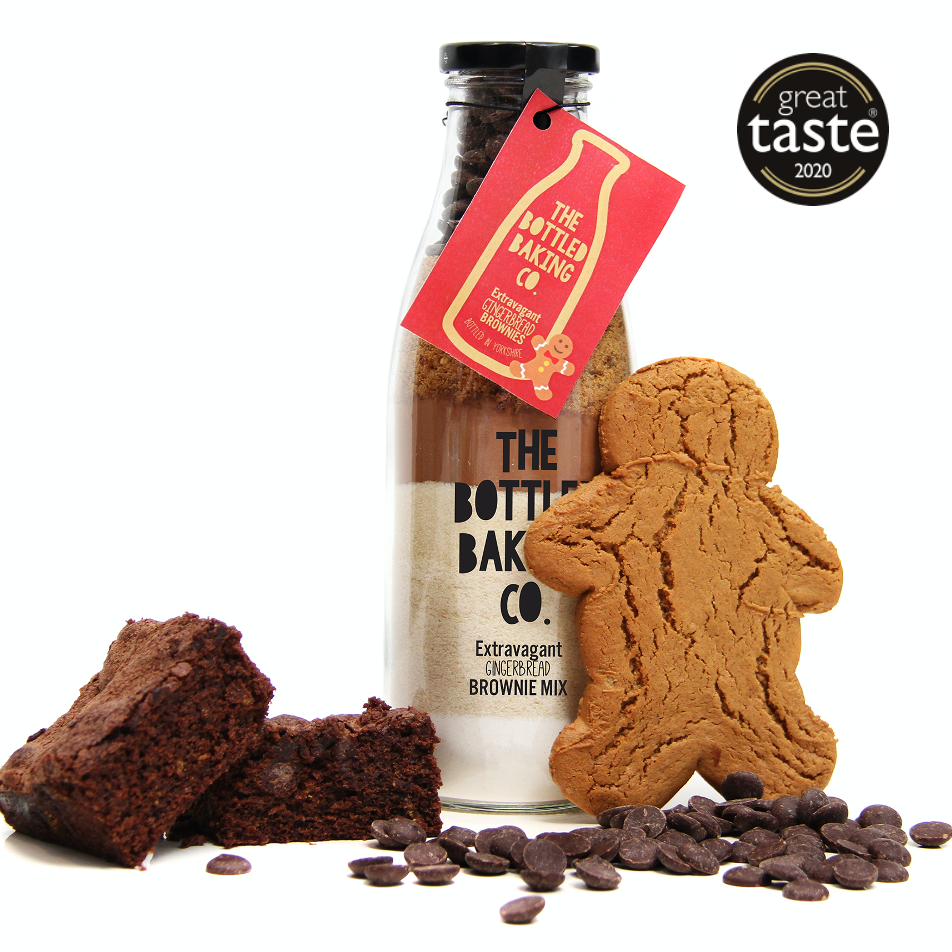 Bottled Baking Co Extravagant Gingerbread Brownie Mix - Life Before Plastik