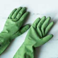 Load image into Gallery viewer, Natural Rubber Household Gloves - Size M - Life Before Plastik
