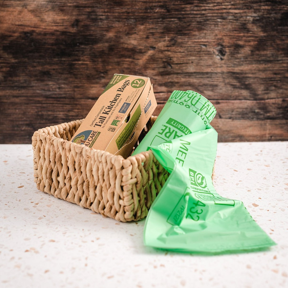 Compostable Tall Kitchen Bags 49L Life Before Plastic