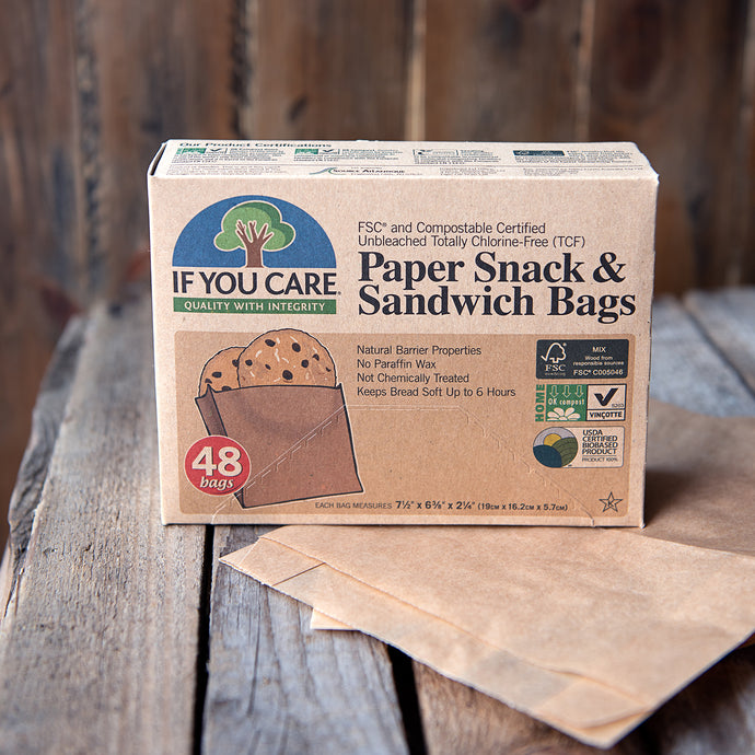 Paper Snack & Sandwich Bags - Life Before Plastik