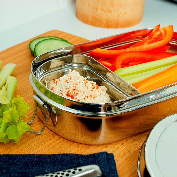 Lunch Box with Mini Container - Slice of Green - Life Before Plastik