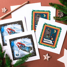 Load image into Gallery viewer, Kat Williams Christmas Card Mixed Pack - Life Before Plastik
