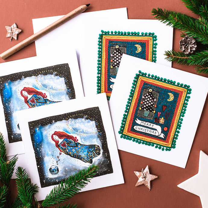 Kat Williams Christmas Card Mixed Pack - Life Before Plastik