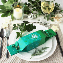 Load image into Gallery viewer, Keep This Cracker - Reusable Christmas Crackers - Green Jewels - Life Before Plastik
