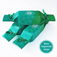 Load image into Gallery viewer, Keep This Cracker - Reusable Christmas Crackers - Green Jewels - Life Before Plastik

