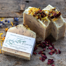 Load image into Gallery viewer, Lemongrass &amp; Rosemary Handmade Soap - Bramblewood Soap Co - Life Before Plastic
