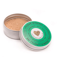 Load image into Gallery viewer, Plastic-Free Foundation - Love The Planet Mineral Foundation - Walnut - Life Before Plastik
