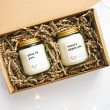 Load image into Gallery viewer, Natural Soy Wax Candle Gift Set | Press Pause Candles | Life Before Plastic
