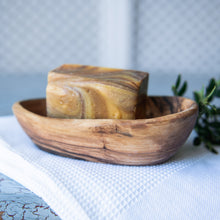 Load image into Gallery viewer, Olive Wood Soap Dish - Life Before Plastik
