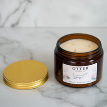 Load image into Gallery viewer, Otter Candles - Peony &amp; Pomegranate Soy Wax Candle - Life Before Plastic
