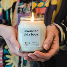 Load image into Gallery viewer, Press Pause Lavender Vida Loca Soy Wax Candle - 60h - Life Before Plastic
