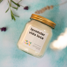 Load image into Gallery viewer, Press Pause Lavender Vida Loca Soy Wax Candle - 60h - Life Before Plastic
