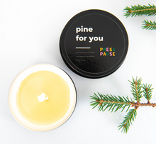Load image into Gallery viewer, Press Pause Pine Fir You Travel Candle - Life Before Plastic
