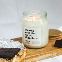 Load image into Gallery viewer, Press Pause - The One With The Burnt Chocolate Soy Wax Candle - Life Before Plastic
