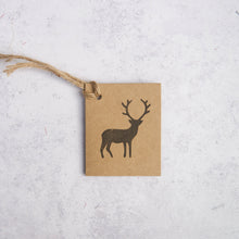 Load image into Gallery viewer, Reindeer Gift Tags - Pack of 5 | Life Before Plastic
