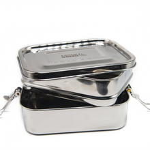 Load image into Gallery viewer, Leak Resistant Two Tier Lunch Box - Life Before Plastik
