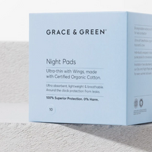 Load image into Gallery viewer, Organic Cotton Night Pads - Life Before Plastik
