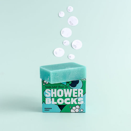Shower Blocks Peppermint Solid Shower Gel - Life Before Plastik