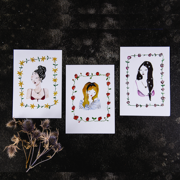 Strong Women Recycled Cards | Kat Williams | Life Before Plastik
