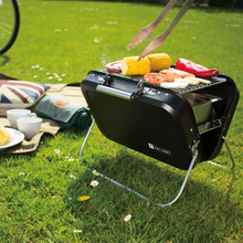 Load image into Gallery viewer, Valiant Portable Folding BBQ - Black - Life Before Plastic
