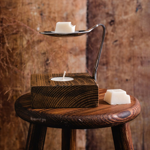 Reclaimed Wood Wax Melt Burner - Life Before Plastik