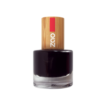 Load image into Gallery viewer, Zao Makeup Nail Polish - Black - Life Before Plastik
