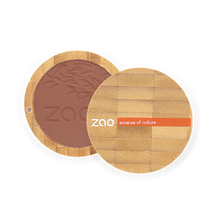 Load image into Gallery viewer, Zao Makeup Compact Blush - Brown Orange - Life Before Plastik
