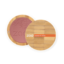 Load image into Gallery viewer, Zao Makeup Compact Blush - Brown Pink - Life Before Plastik
