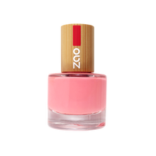 Load image into Gallery viewer, Zao Makeup Nail Polish - Hot Pink - Life Before Plastik
