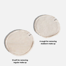 Load image into Gallery viewer, Zero Waste Club Organic Cotton Make Up Remover Pads &amp; Wash Bag - Pack of 16 - Life Before Plastik
